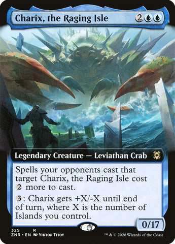 Charix, the Raging Isle (Extended Art) [Zendikar Rising] Magic: The Gathering
