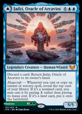 Jadzi, Oracle of Arcavios // Journey to the Oracle [Strixhaven: School of Mages] Magic: The Gathering