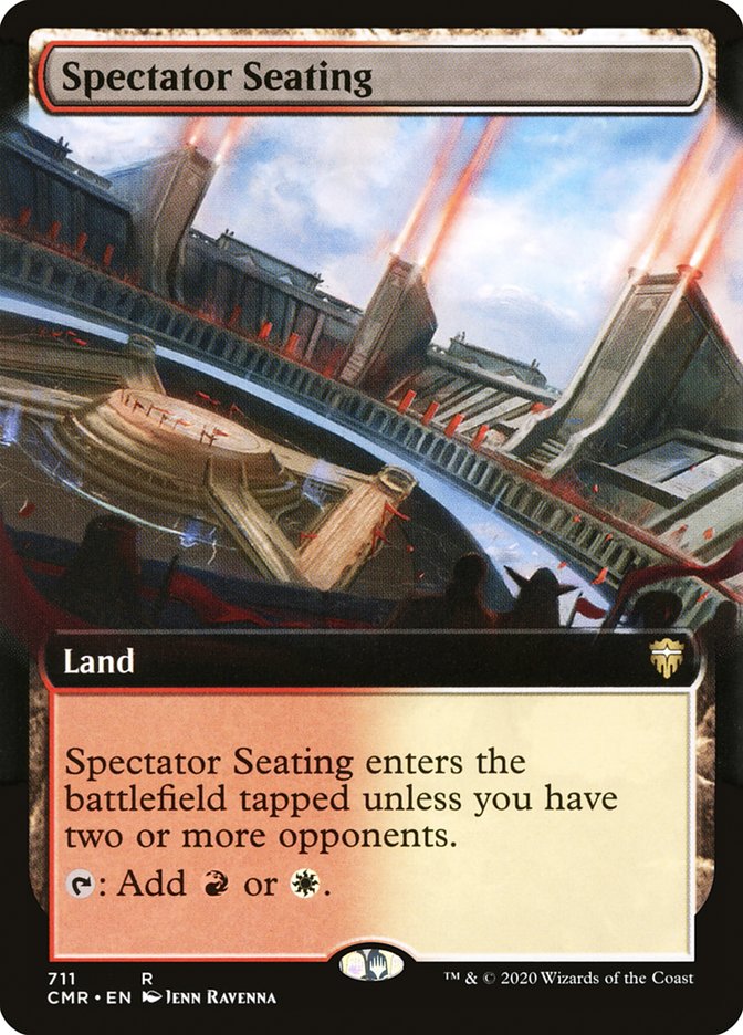 Spectator Seating (Extended Art) [Commander Legends] Magic: The Gathering