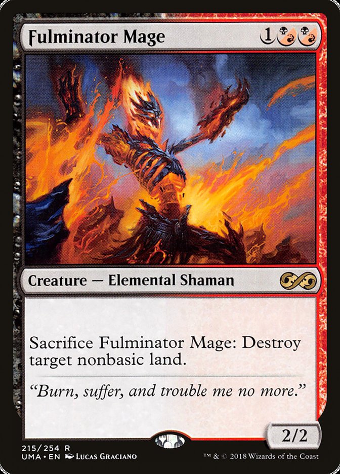 Fulminator Mage [Ultimate Masters] Magic: The Gathering
