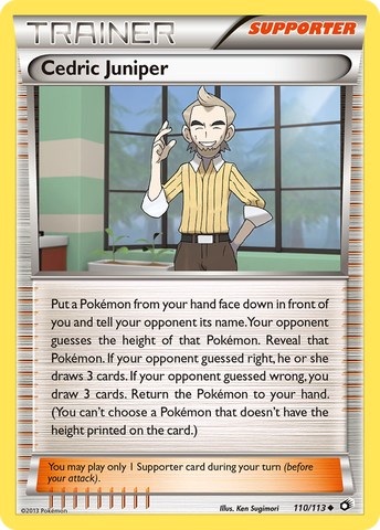 Cedric Juniper (110/113) [Black & White: Legendary Treasures] Pokémon