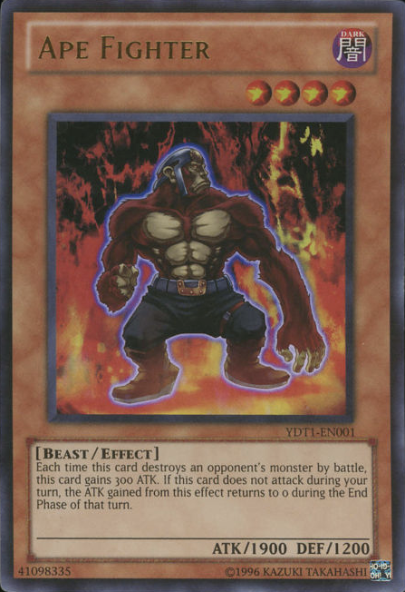 Ape Fighter (5D's Duel Transer) [YDT1-EN001] Ultra Rare Yu-Gi-Oh!