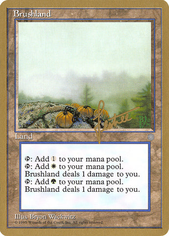 Brushland (Bertrand Lestree) [Pro Tour Collector Set] Magic: The Gathering