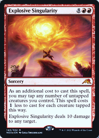 Explosive Singularity [Kamigawa: Neon Dynasty Prerelease Promos] Magic: The Gathering
