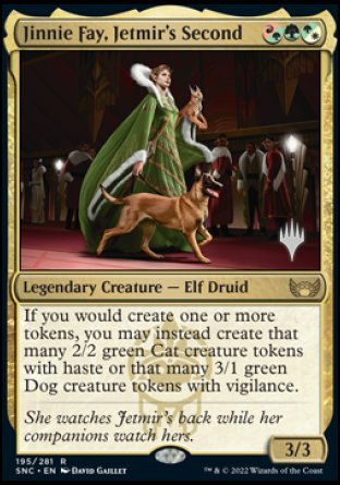 Jinnie Fay, Jetmir's Second (Promo Pack) [Streets of New Capenna Promos] Magic: The Gathering