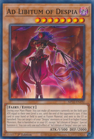 Ad Libitum of Despia [MP22-EN192] Common Yu-Gi-Oh!