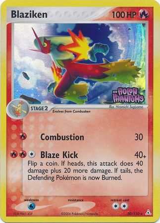 Blaziken (20/110) (Stamped) [EX: Holon Phantoms] Pokémon