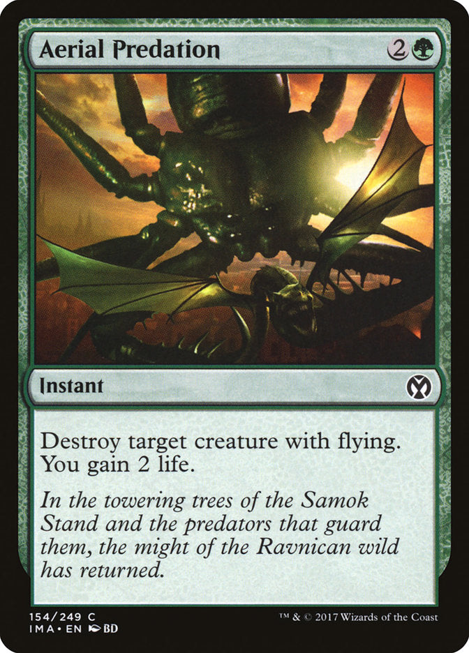 Aerial Predation [Iconic Masters] Magic: The Gathering