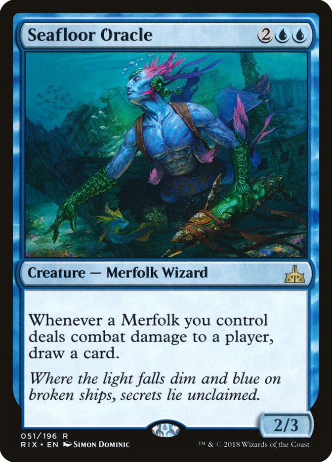 Seafloor Oracle [Rivals of Ixalan] Magic: The Gathering