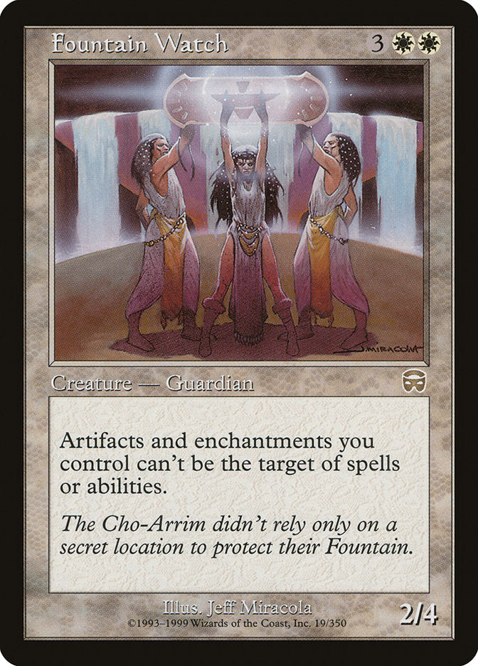Fountain Watch [Mercadian Masques] Magic: The Gathering