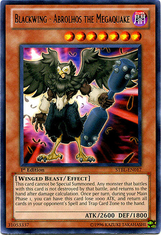 Blackwing - Abrolhos the Megaquake [STBL-EN017] Rare Yu-Gi-Oh!