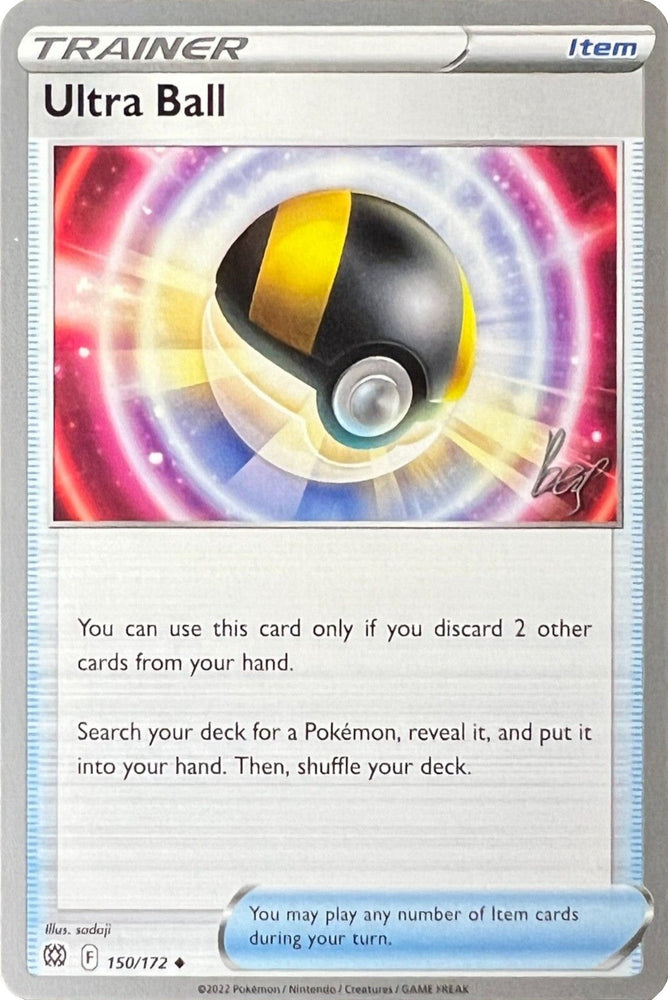 Ultra Ball (150/172) (Cheryl Again - Sebastian Lashmet) [World Championships 2022] Pokémon