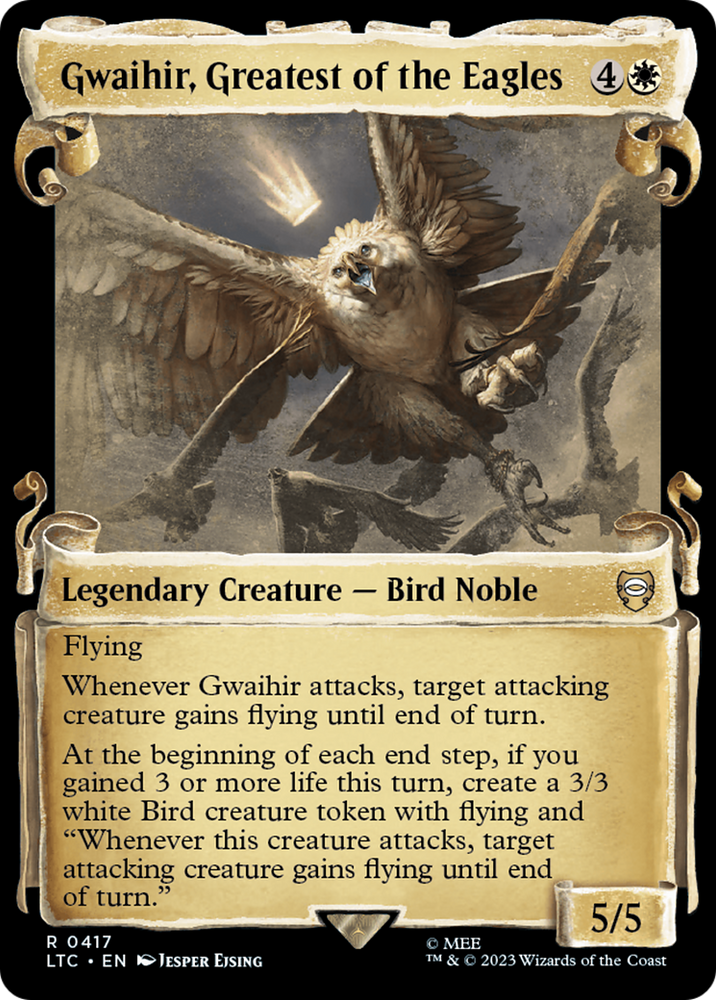 Gwaihir, Greatest of the Eagles [The Lord of the Rings: Tales of Middle-Earth Commander Showcase Scrolls] Magic: The Gathering