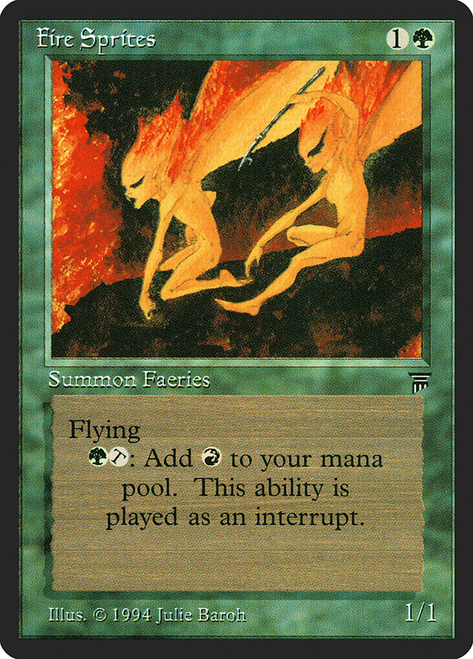 Fire Sprites [Legends] Magic: The Gathering