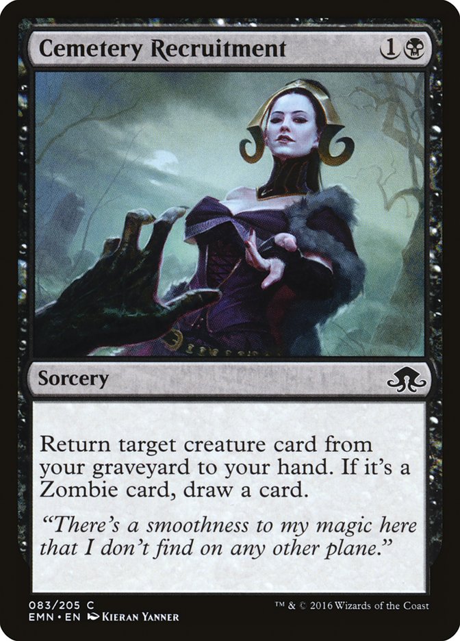 Cemetery Recruitment [Eldritch Moon] Magic: The Gathering