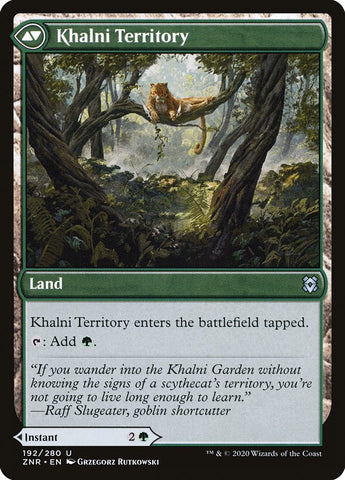 Khalni Ambush // Khalni Territory [Zendikar Rising] Magic: The Gathering