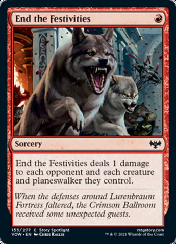 End the Festivities [Innistrad: Crimson Vow] Magic: The Gathering
