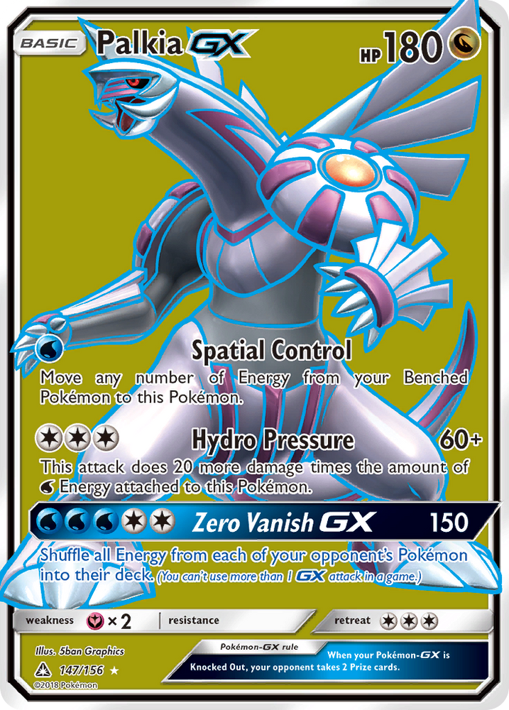 Palkia GX (147/156) [Sun & Moon: Ultra Prism] Pokémon