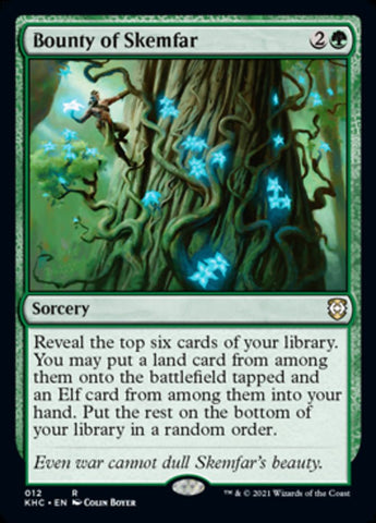 Bounty of Skemfar [Kaldheim Commander] Magic: The Gathering