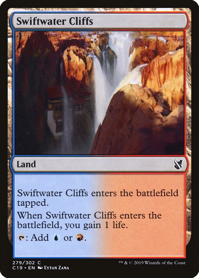 Swiftwater Cliffs [Commander 2019] Magic: The Gathering