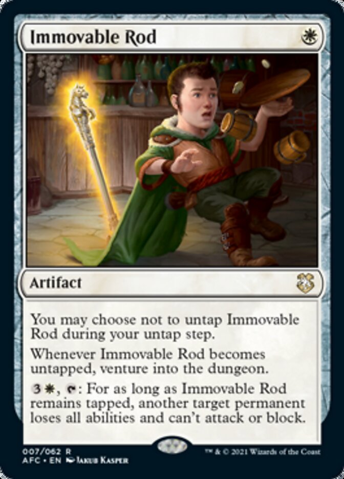 Immovable Rod [Dungeons & Dragons: Adventures in the Forgotten Realms Commander] Magic: The Gathering