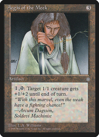 Aegis of the Meek [Ice Age] Magic: The Gathering