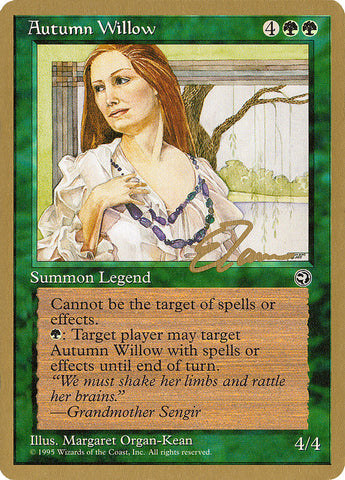 Autumn Willow (Eric Tam) [Pro Tour Collector Set] Magic: The Gathering