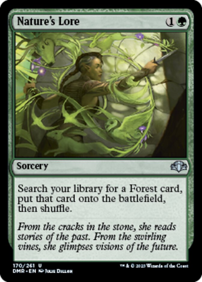 Nature's Lore [Dominaria Remastered] Magic: The Gathering