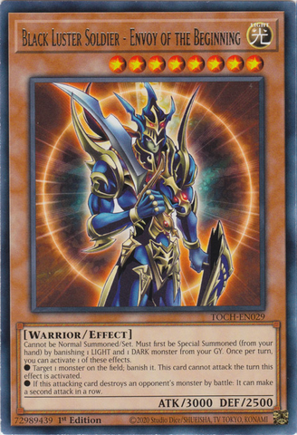 Black Luster Soldier - Envoy of the Beginning [TOCH-EN029] Rare Yu-Gi-Oh!