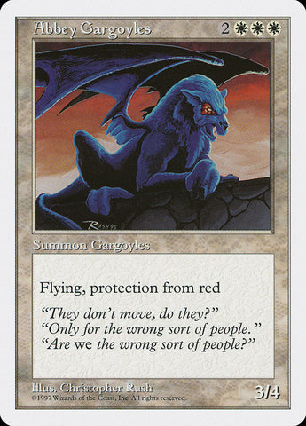 Abbey Gargoyles [Fifth Edition] Magic: The Gathering