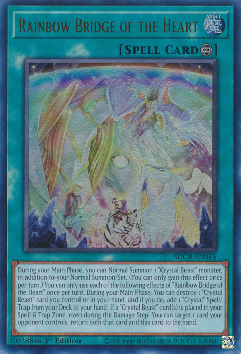 Rainbow Bridge of the Heart [SDCB-EN045] Ultra Rare Yu-Gi-Oh!