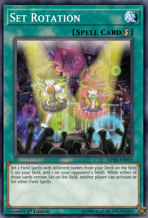 Set Rotation [MP18-EN019] Common Yu-Gi-Oh!