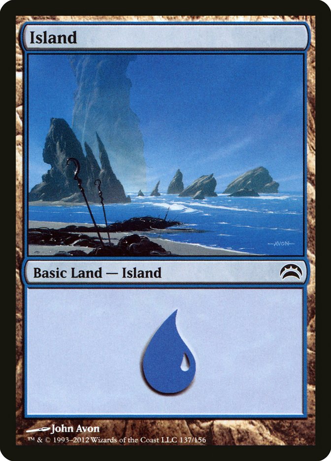 Island (137) [Planechase 2012] Magic: The Gathering