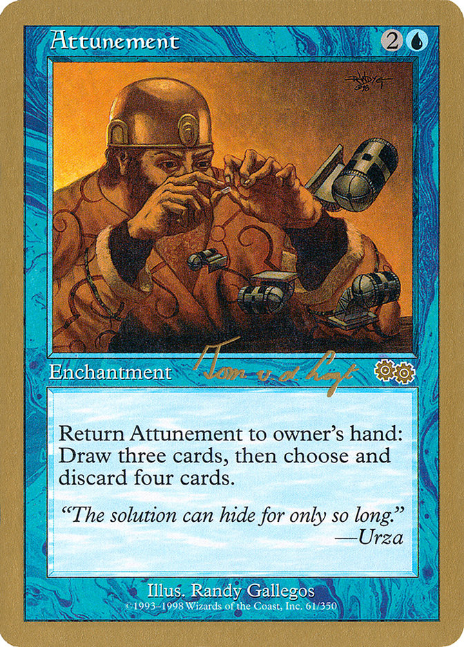 Attunement (Tom van de Logt) [World Championship Decks 2000] Magic: The Gathering