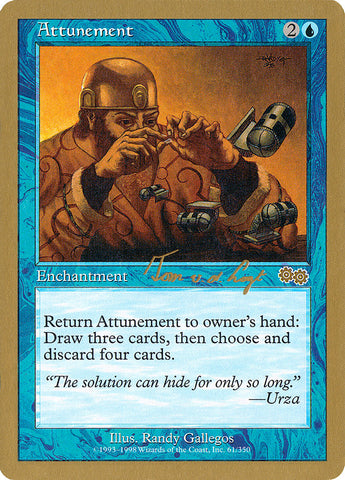 Attunement (Tom van de Logt) [World Championship Decks 2000] Magic: The Gathering
