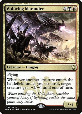 Boltwing Marauder [Dragons of Tarkir Prerelease Promos] Magic: The Gathering