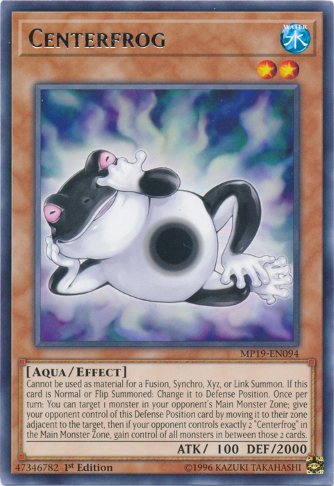 Centerfrog [MP19-EN094] Rare Yu-Gi-Oh!
