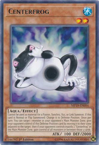 Centerfrog [MP19-EN094] Rare Yu-Gi-Oh!