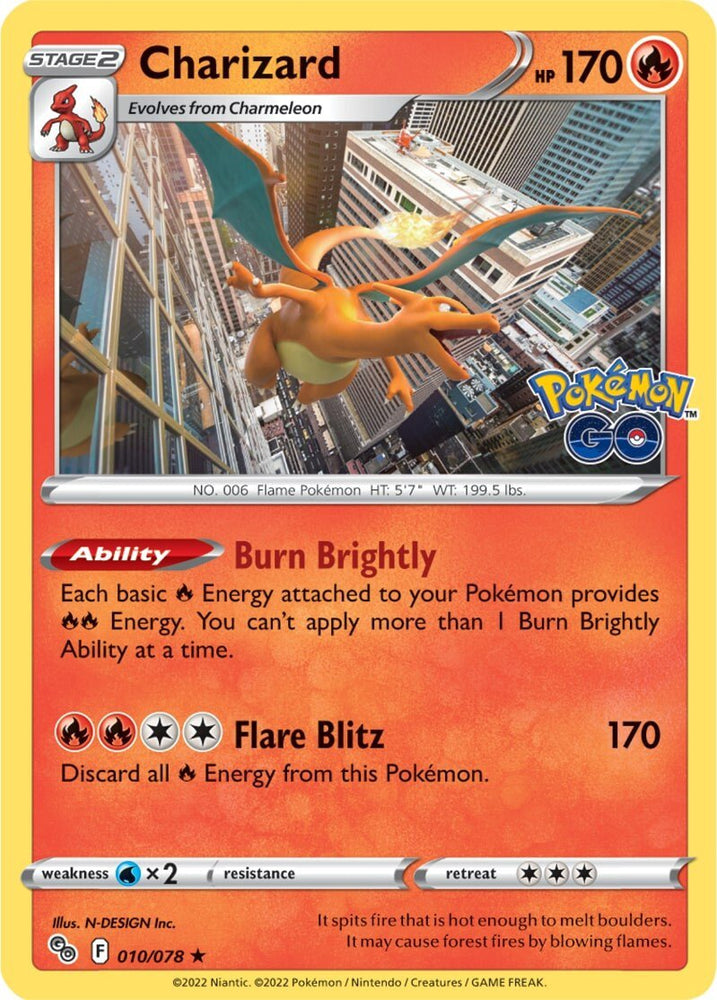 Charizard (010/078) [Pokémon GO] Pokémon