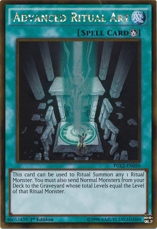 Advanced Ritual Art [PGL2-EN050] Gold Rare Yu-Gi-Oh!