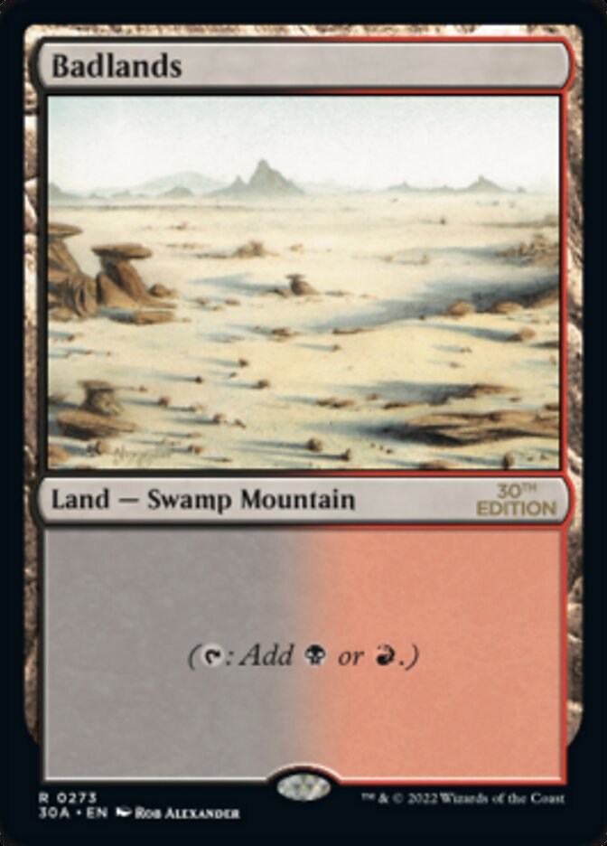 Badlands [30th Anniversary Edition] Magic: The Gathering