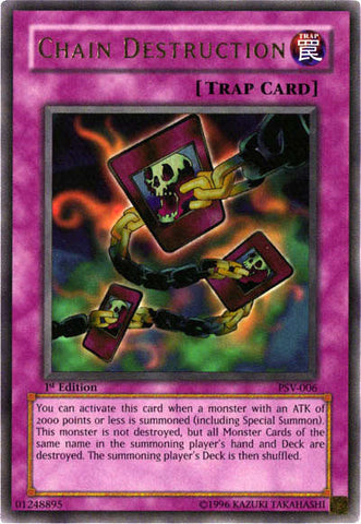 Chain Destruction [PSV-006] Ultra Rare Yu-Gi-Oh!