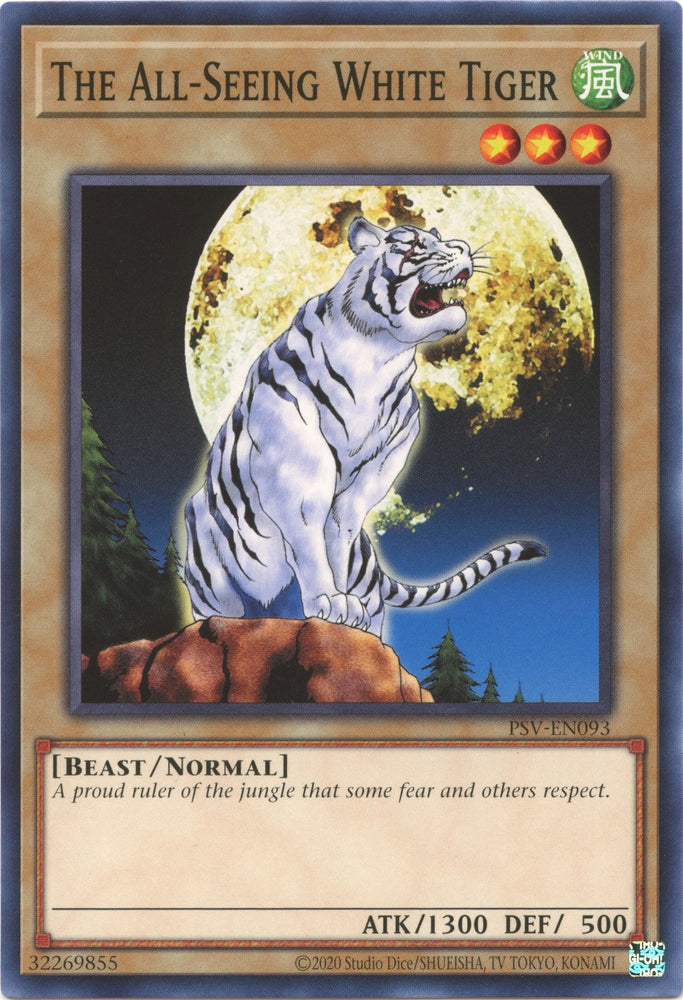 The All-Seeing White Tiger (25th Anniversary) [PSV-EN093] Common Yu-Gi-Oh!