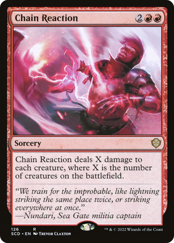 Chain Reaction [Starter Commander Decks] Magic: The Gathering