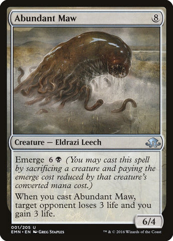 Abundant Maw [Eldritch Moon] Magic: The Gathering