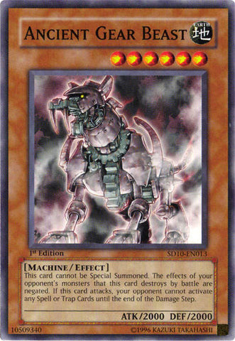 Ancient Gear Beast [SD10-EN013] Common Yu-Gi-Oh!