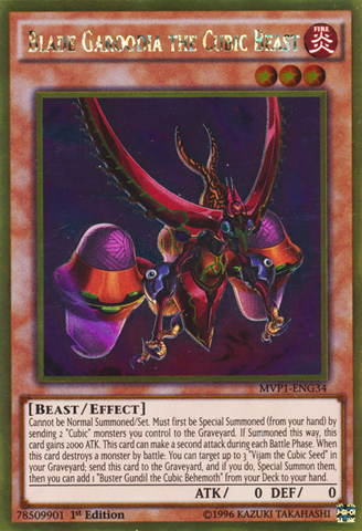 Blade Garoodia the Cubic Beast [MVP1-ENG34] Gold Rare Yu-Gi-Oh!