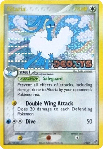 Altaria (1/107) (Stamped) [EX: Deoxys] Pokémon