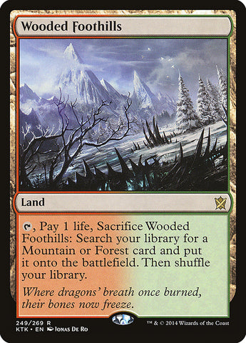 Wooded Foothills [Khans of Tarkir] Magic: The Gathering