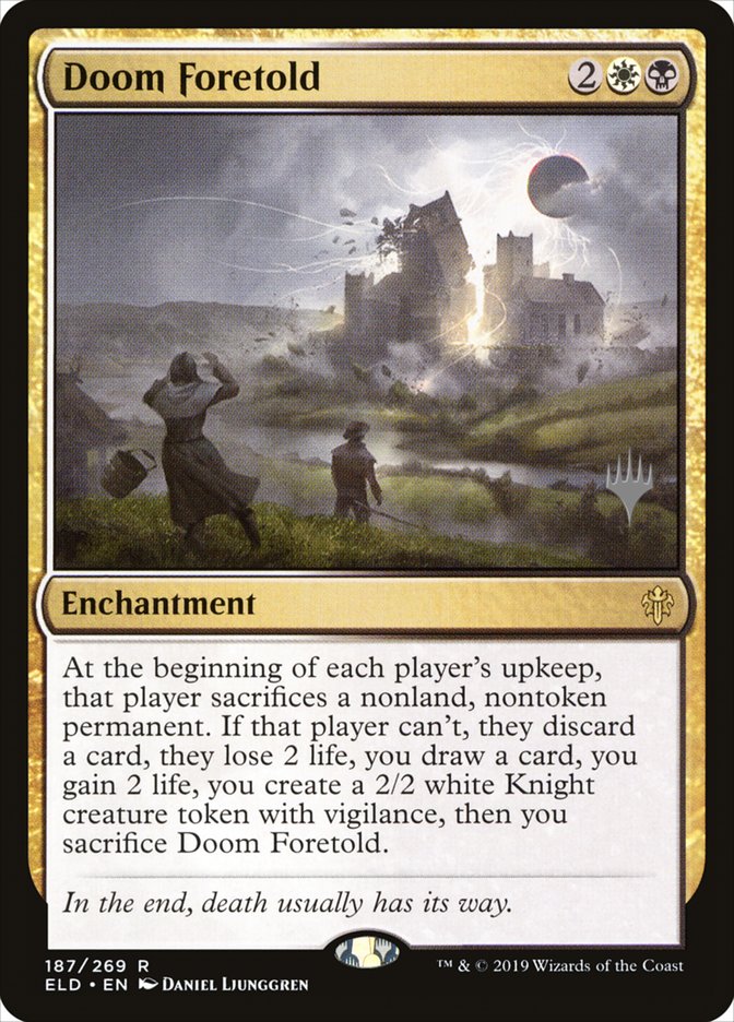 Doom Foretold (Promo Pack) [Throne of Eldraine Promos] Magic: The Gathering